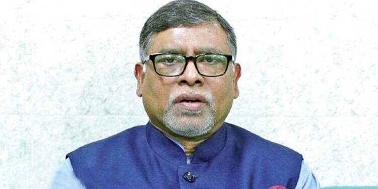 স্বাস্থমন্ত্রী জাহিদ মালেক